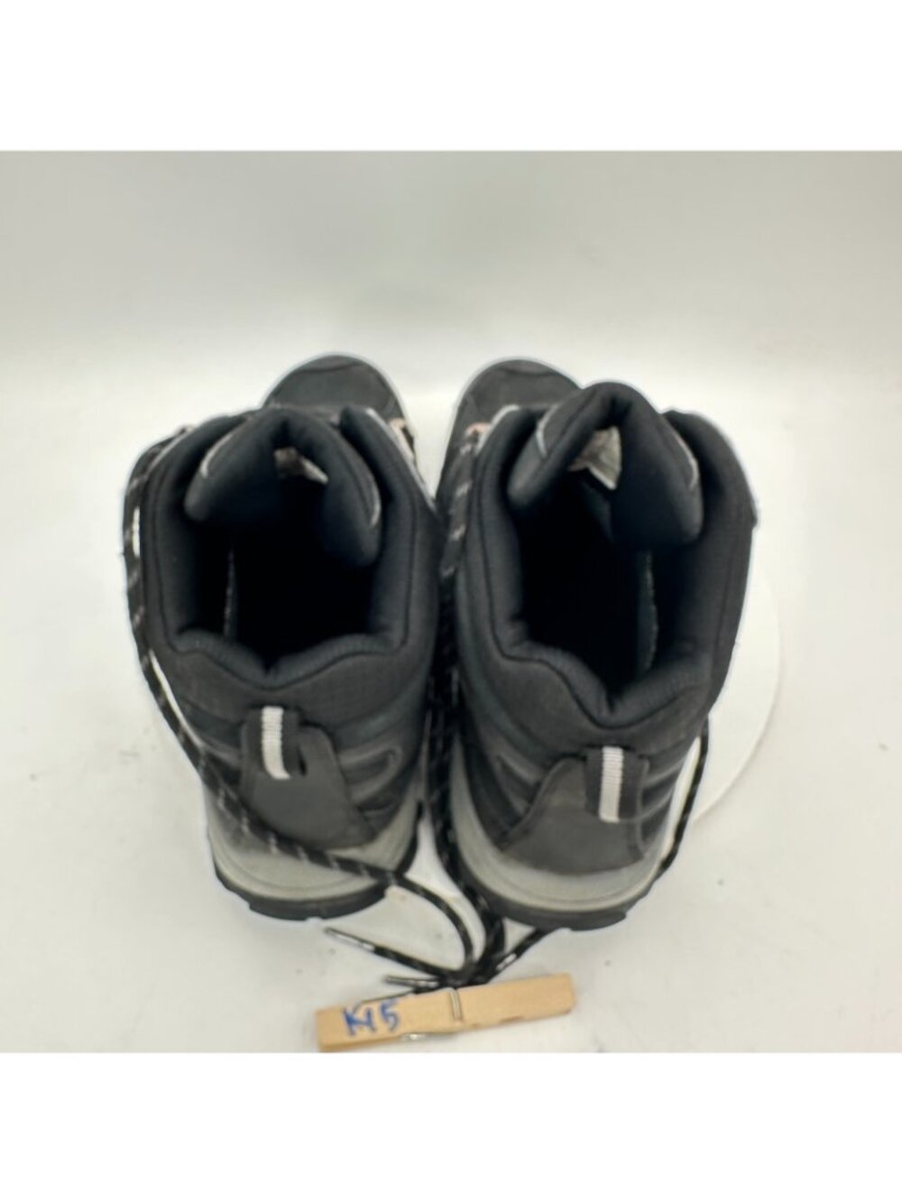 Nortiv 8 Men Size 9.5 Black Waterproof Mountain Hiking Ankle Work Boot - Picture 9 of 11